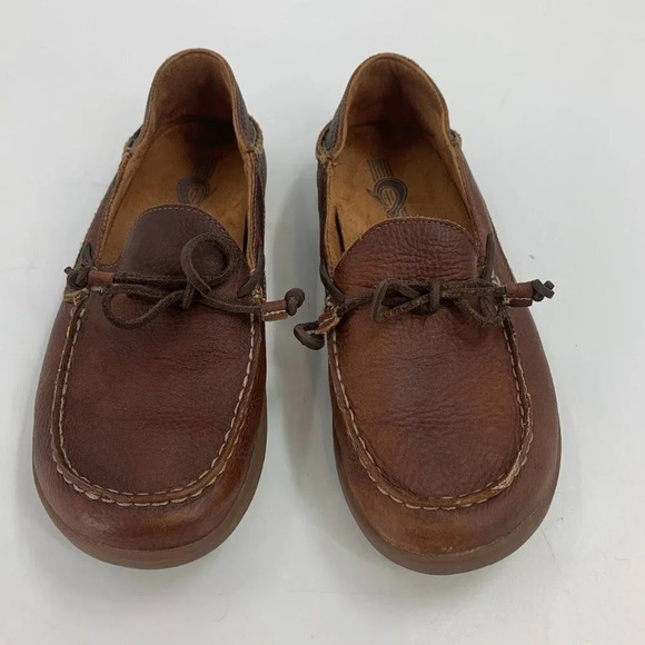 Olukai Men\'s Huli‎ Slip on Leather Moccasins Boat Shoe Loafers Size 9.5 main image 10